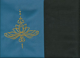 Lotusblüte Blau + Schokobraun