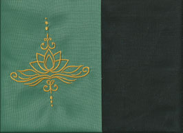 Lotusblüte Mintgrün + Schokobraun