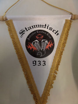 ICC Wimpel mit Logo und Stammtisch