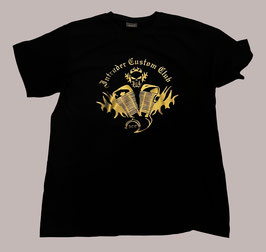 T Shirt "Gold"- Intruder Custom Club Logo beflockt