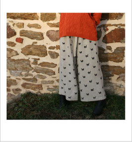 Pantalon BIO large 'meute' pour femmes