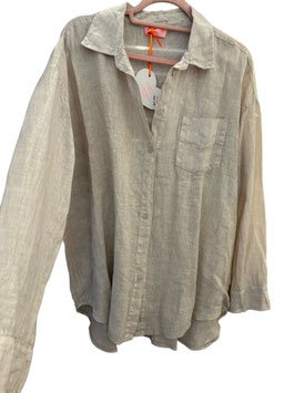 Leinenbluse CREME