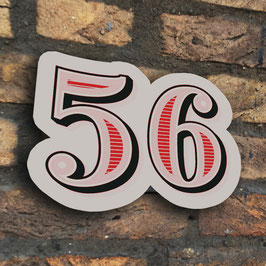 Retro letters old number