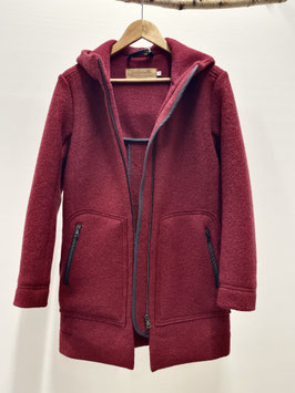 Walkparka Stuiben Herren mit Kapuze Dunkelrot