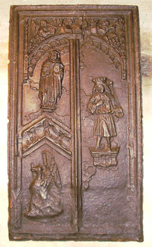 ID 86 - König Wenzel und Abt Dominicus und Adler Gotik - King Wenzel and abbot Dominicus and Eagle, Gothic