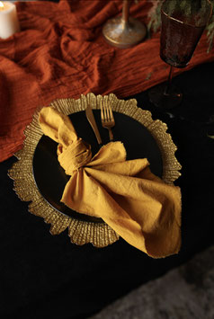 Baumwoll-Serviette  Mustard