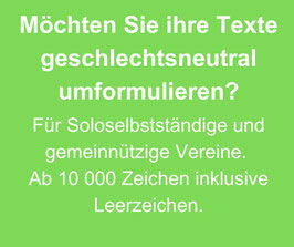 Genderneutrale Texte