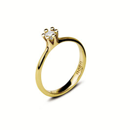 Noen Ring gelbgold mit Diamanten