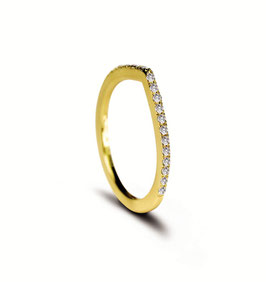 Noen Ring Gelbgold mit Brillanten