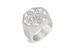 Kerstin Henke Ring "Egal" Silber