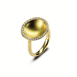 Noen Ring gelbgold mit Diamanten