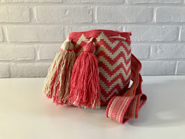 ALEXA Small Mochila bag handcrafted by Colombian Wayuu women