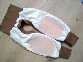 Abhaltehose, Baumwolle, Größe 68/74, "Creme"