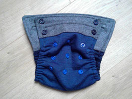MiniFlexi Wolle, "Navy/grau", NB, neue Version