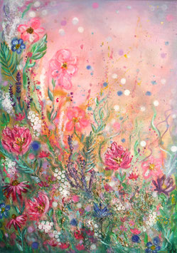 ,,Sommerwiese'' (Ölgemälde)