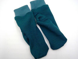 Selbstgenähte Socken, Größe 23/24, Wolle