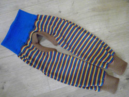 Abhaltehose, Wolle, Größe 80/86, "bunte Streifen"