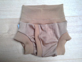 Split-Unterhose Wolle, Größe 74/80, "Camel"