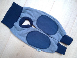 Abhaltehose, Größe 74/80, Wolle, ,,Grau''