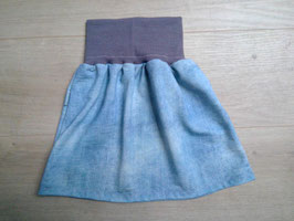 Rock, Wolle, Größe 74/80, "Jeans"