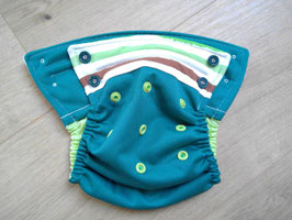 MiniFlexi (PUL/Jersey)  Onesize "Petrol" -Neue Version
