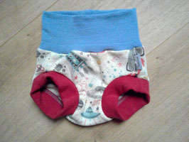 Unterhose, Wolle Seide, Größe 80-92 "Weltall"