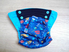 MiniFlexi (PUL/Fleece)  Onesize "Kosmos" -Neue Version