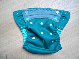 MiniFlexi (PUL/Fleece)  Onesize "Türkis grün" -Neue Version