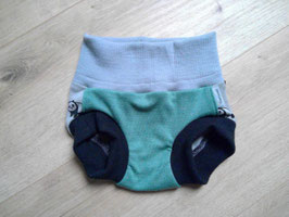 Unterhose, Wolle Seide, Größe 80-92 "Panda"