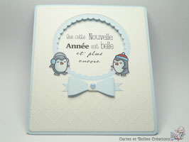 Carte de voeux Bonne Année - Pôle Nord