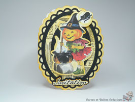 Invitation - Collection Halloween Vintage