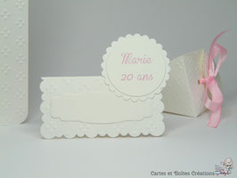 6 marque-places - Collection Joséphine