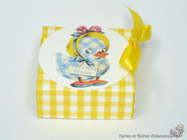 10 boîtes invité Pâques - Collection Mademoiselle Cocotte