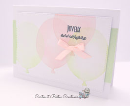 Carte de Voeux Anniversaire - Ballons