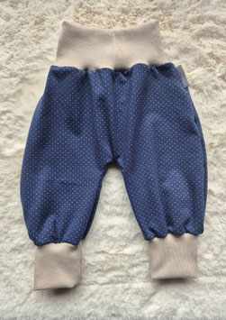 Pumphose "Pünktchen" blau