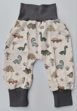 Pumphose "Lustige Dinos" beige