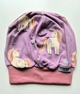 Beanie "Einhörner" glitzer