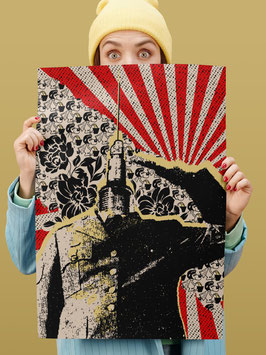 Golden Flow Artprint