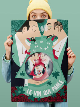 Bla Bla Bla Artprint