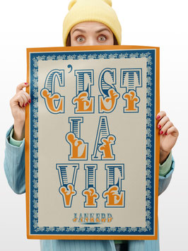 C'EST LA VIE Artprint