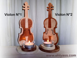 Bougeoir Violon N°1 et 2