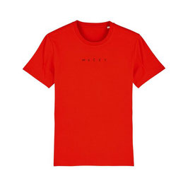 T-Shirt Rouge Brillant Unisexe - Nacey