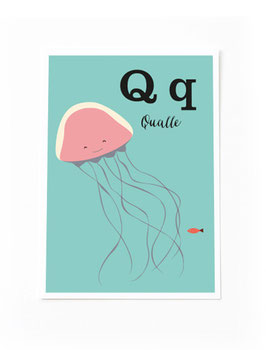 SALE - Q wie Qualle