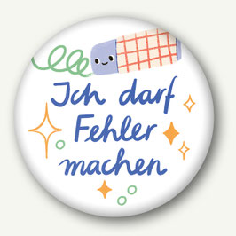 Magnet Ich darf Fehler machen