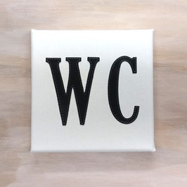 Buchstabenbild Modell "WC"