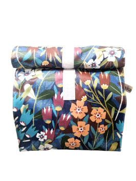 Lunchbag / Wetbag gross Elvira/Blumen