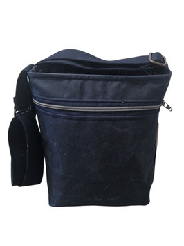 Tasche klein Oilskin navyblau