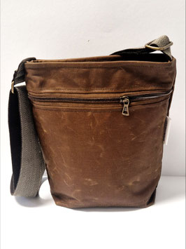 Tasche klein Oilskin antique (nussbraun)