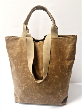 Shopper / Einkaufstasche Oilskin soft Antike