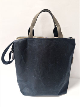 Shopper / Einkaufstasche Oilskin navy